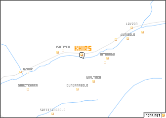 map of Khirs