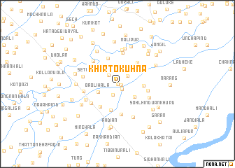 map of Khirto Kuhna