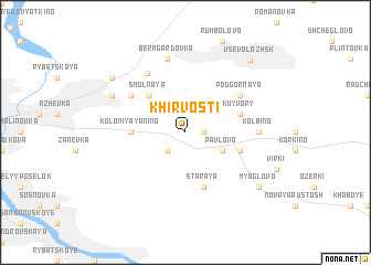 map of Khirvosti