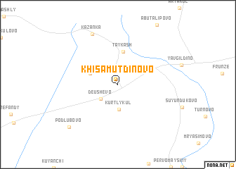 map of Khisamutdinovo