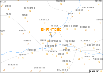 map of Khishtāna