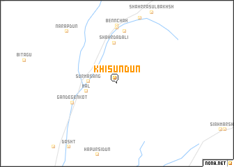 map of Khīsun Dūn