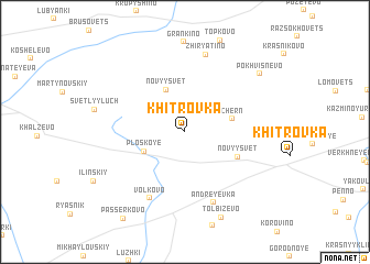 map of Khitrovka