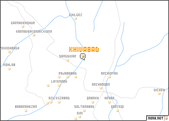 map of Khivabad