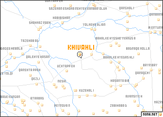 map of Khīvahlī