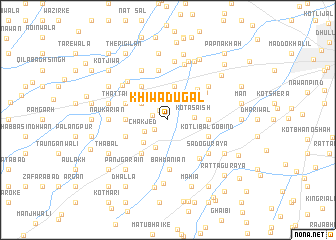 map of Khiwa Dūgal