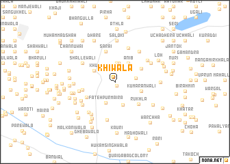 map of Khiwāla