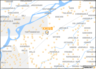 map of Khiwa
