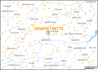 map of Khiweke Thatta