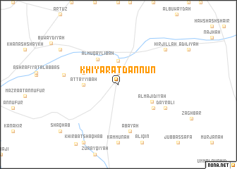 map of Khiyārat Dannūn