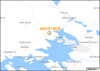 map of Khiyetala
