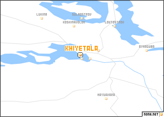 map of Khiyetala