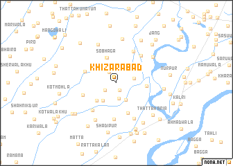 map of Khizarābād