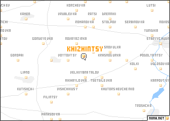 map of Khizhintsy