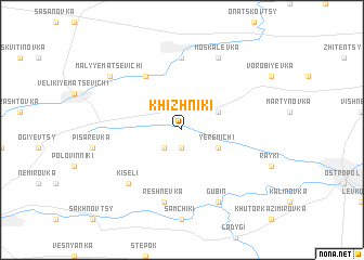 map of Khizhniki