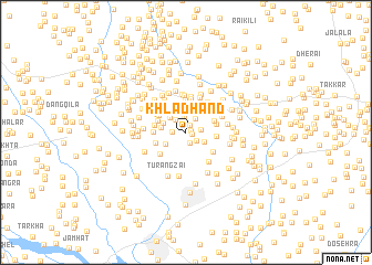 map of Khlādhand