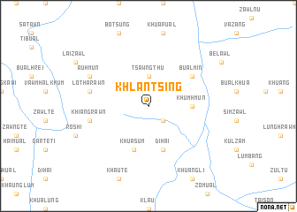 map of Khlantsing