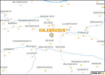 map of Khlebnikovo