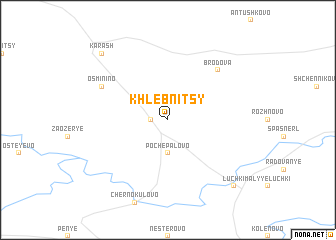 map of Khlebnitsy