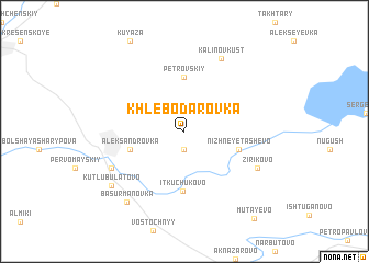 map of Khlebodarovka