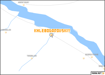 map of Khlebodarovskiy