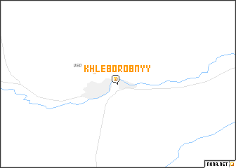 map of Khleborobnyy