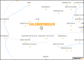 map of Khleborobovka