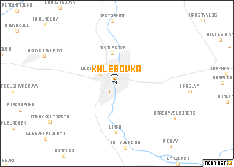 map of Khlebovka