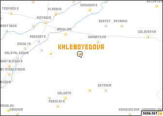 map of Khleboyedova