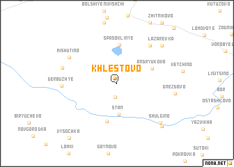 map of Khlëstovo