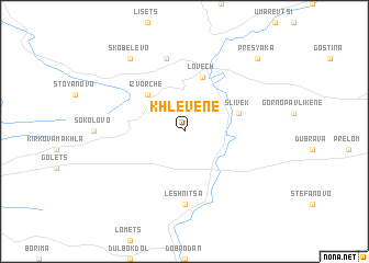 map of Khlevene