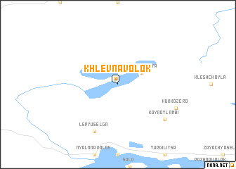 map of Khlev-Navolok