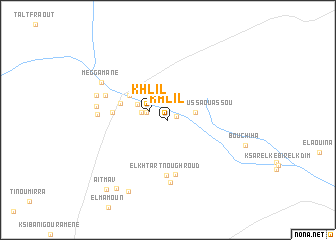 map of Khlil
