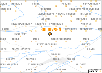 map of Khlivysʼko