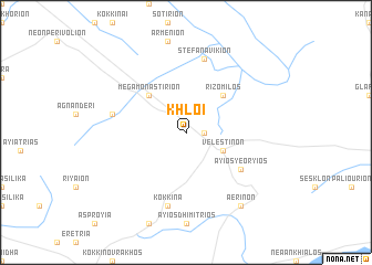 map of Khlóï