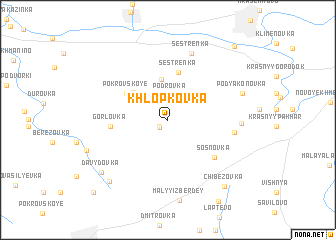 map of Khlopkovka
