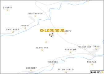 map of Khlopunova
