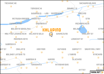 map of Khlupino