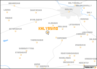 map of Khlyasino