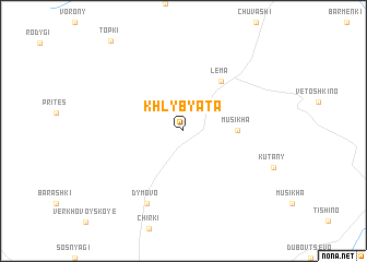 map of Khlybyata