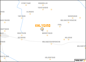 map of Khlygino