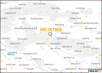 map of Khlystovo