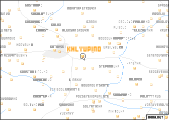 map of Khlyupino