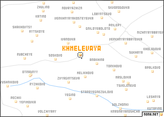 map of Khmelëvaya