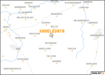 map of Khmelevaya