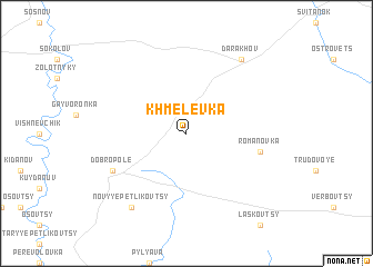 map of Khmelëvka