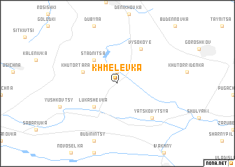 map of Khmelëvka