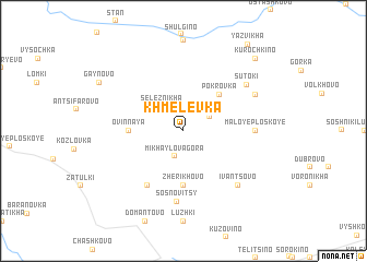 map of Khmelëvka