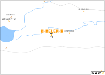 map of Khmelëvka