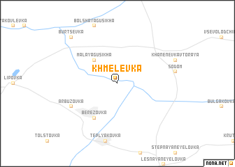 map of Khmelëvka